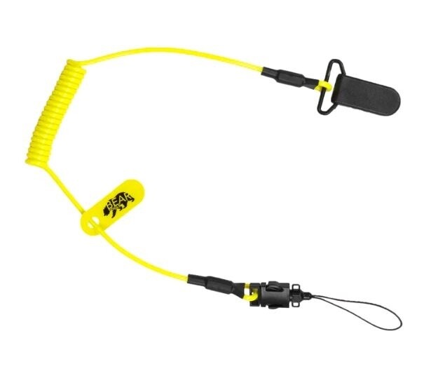 BearTOOLS Coil Helmet Lanyard Dual Attachment - 3 Pack