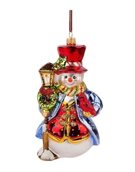 Huras Family Stylish Snowman Ornament