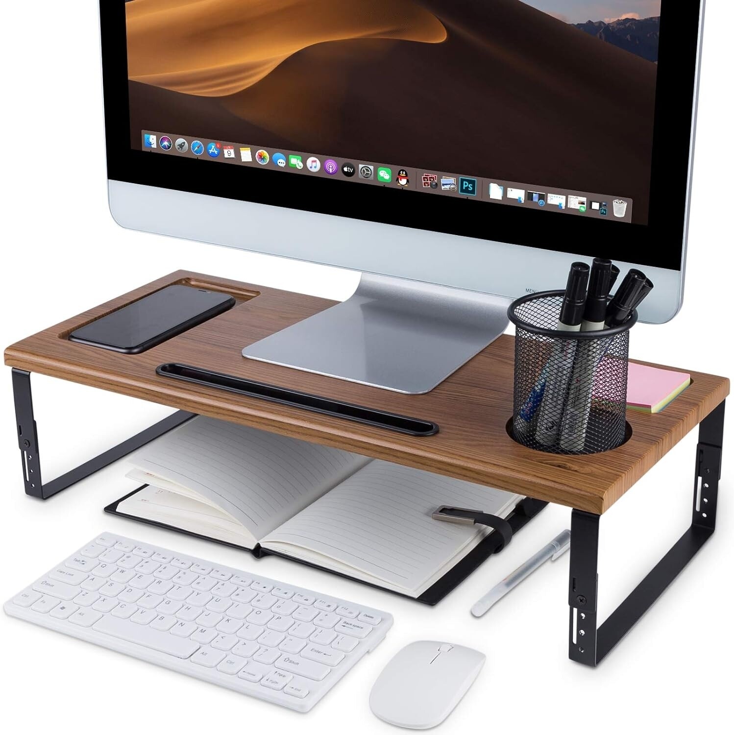 Kavalan Height-Adjustable Monitor Stand Riser Organizer