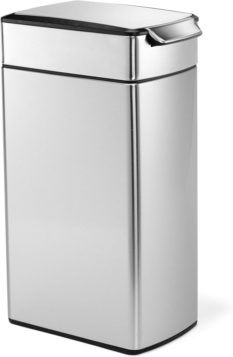 simplehuman 40 Liter / 10.6 Gallon Slim Touch-Bar Kitchen Trash Can