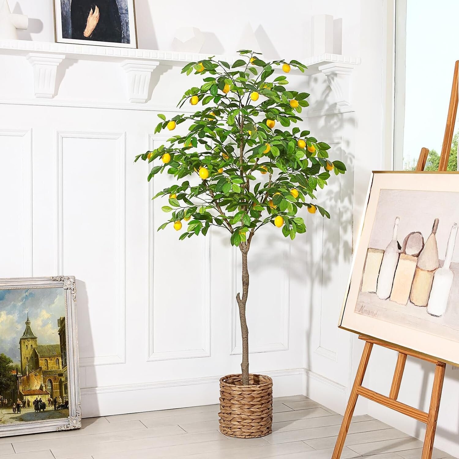 Kazeila 6ft Artificial Lemon Tree