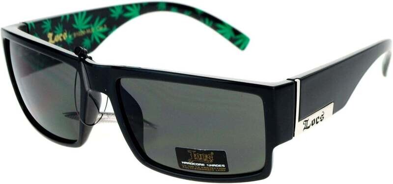 Locs Mad Dog Hardcore Cholo Rectangular Sunglasses