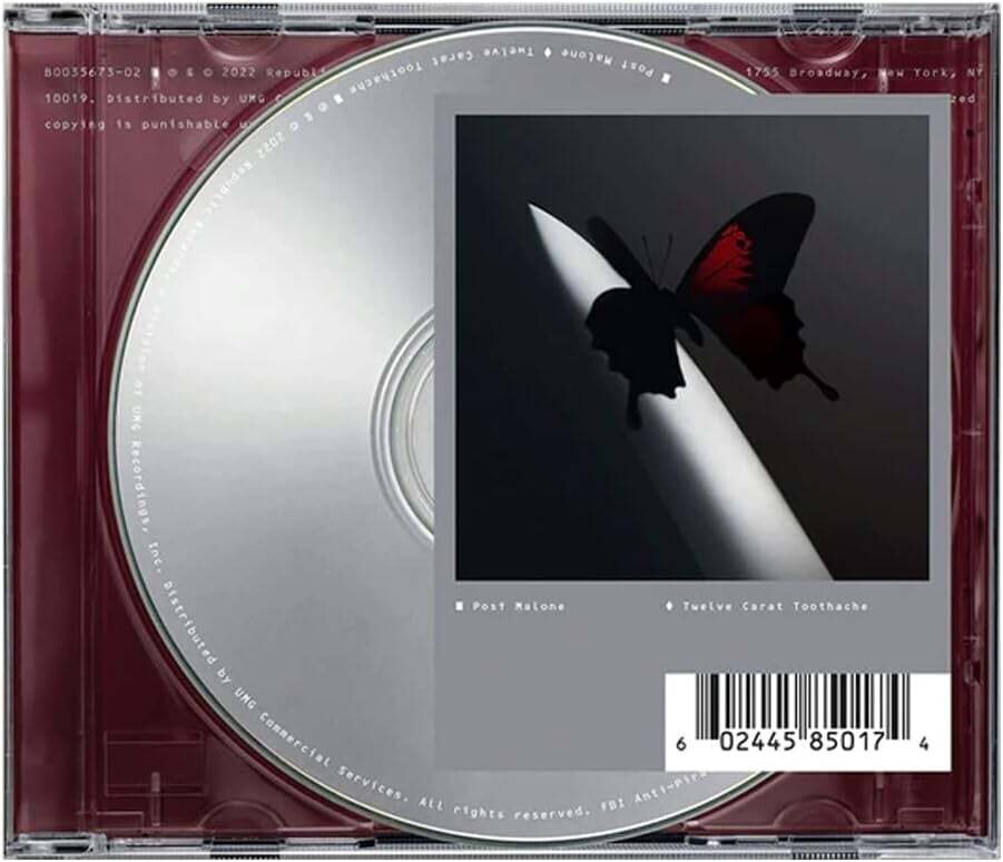 Twelve Carat Toothache by Post Malone CD