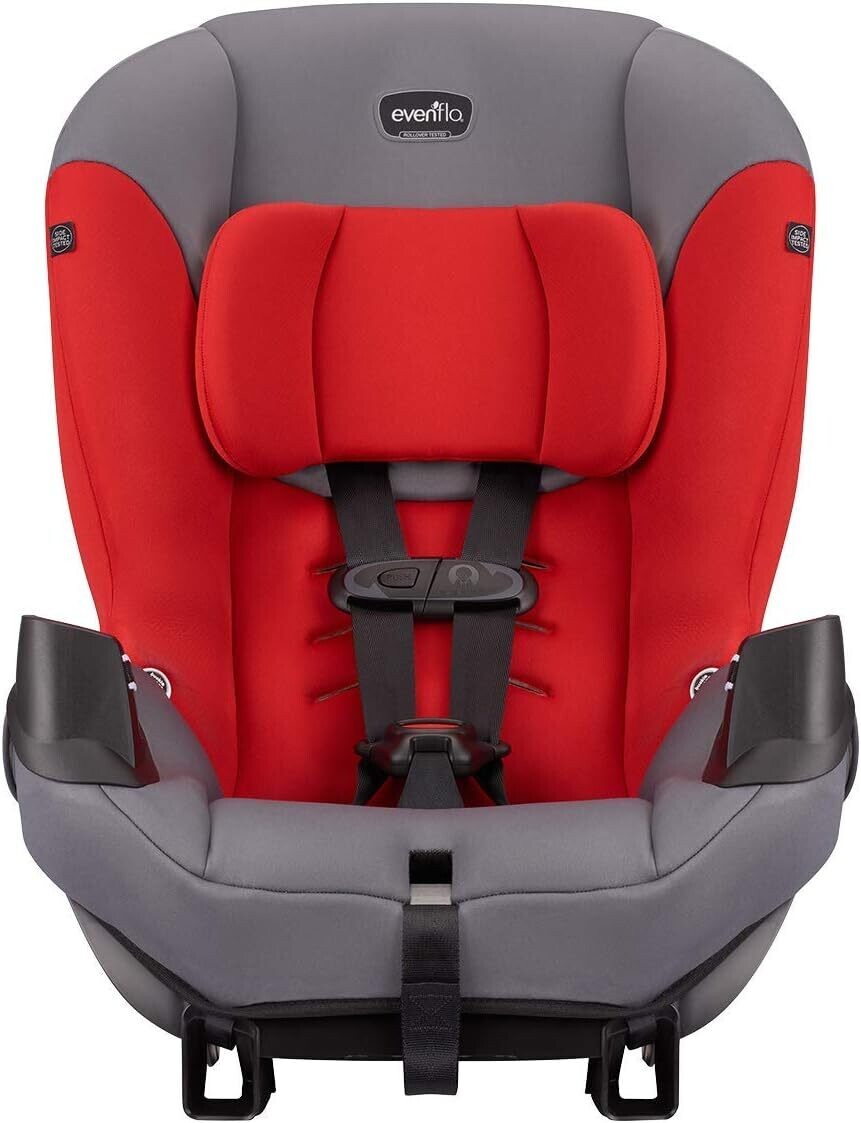 Evenflo Sonus Convertible Car Seat, Lava Red
