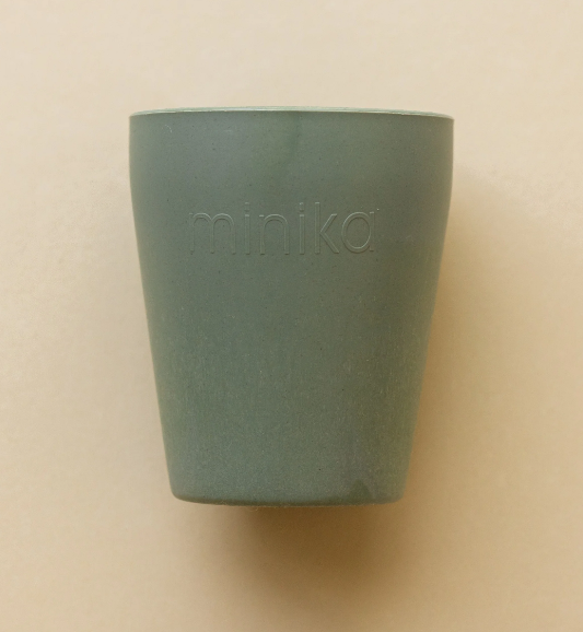 Minika Wheat Straw Glass, Green