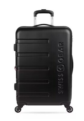 SwissGear 28" Expandable Hardside Spinner Luggage - Black