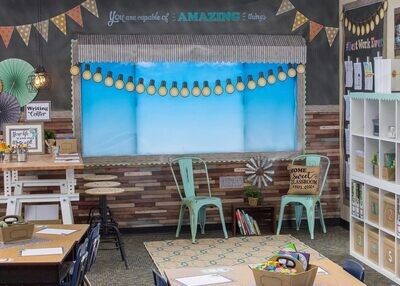 Teacher Created Resources Corrugated Metal Awning