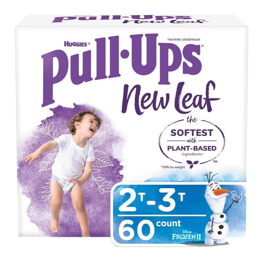 Pull-Ups New Leaf Boys&#39; Potty Training Pants, 2T-3T, 60 Ct