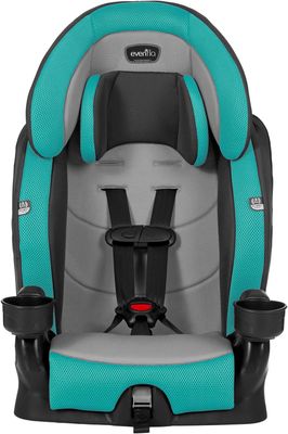 Evenflo Chase Plus 2-In-1 Booster Car Seat, Grenada
