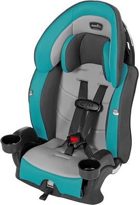 Evenflo Chase Plus 2-In-1 Booster Car Seat, Grenada