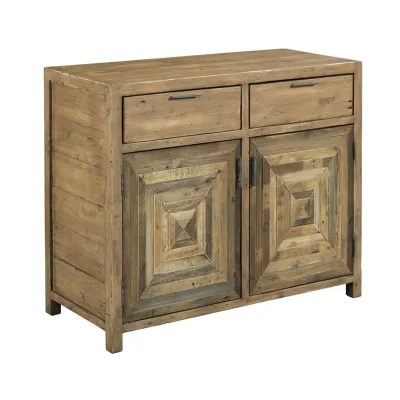 Beachcrest Home Gerke Solid Wood Accent Cabinet