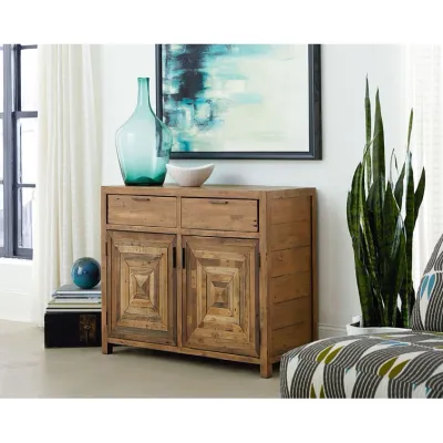 Beachcrest Home Gerke Solid Wood Accent Cabinet