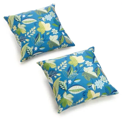 Darby Home Co. Menzies Reversible Throw Pillow (Set of 2), Skyworks Carribean