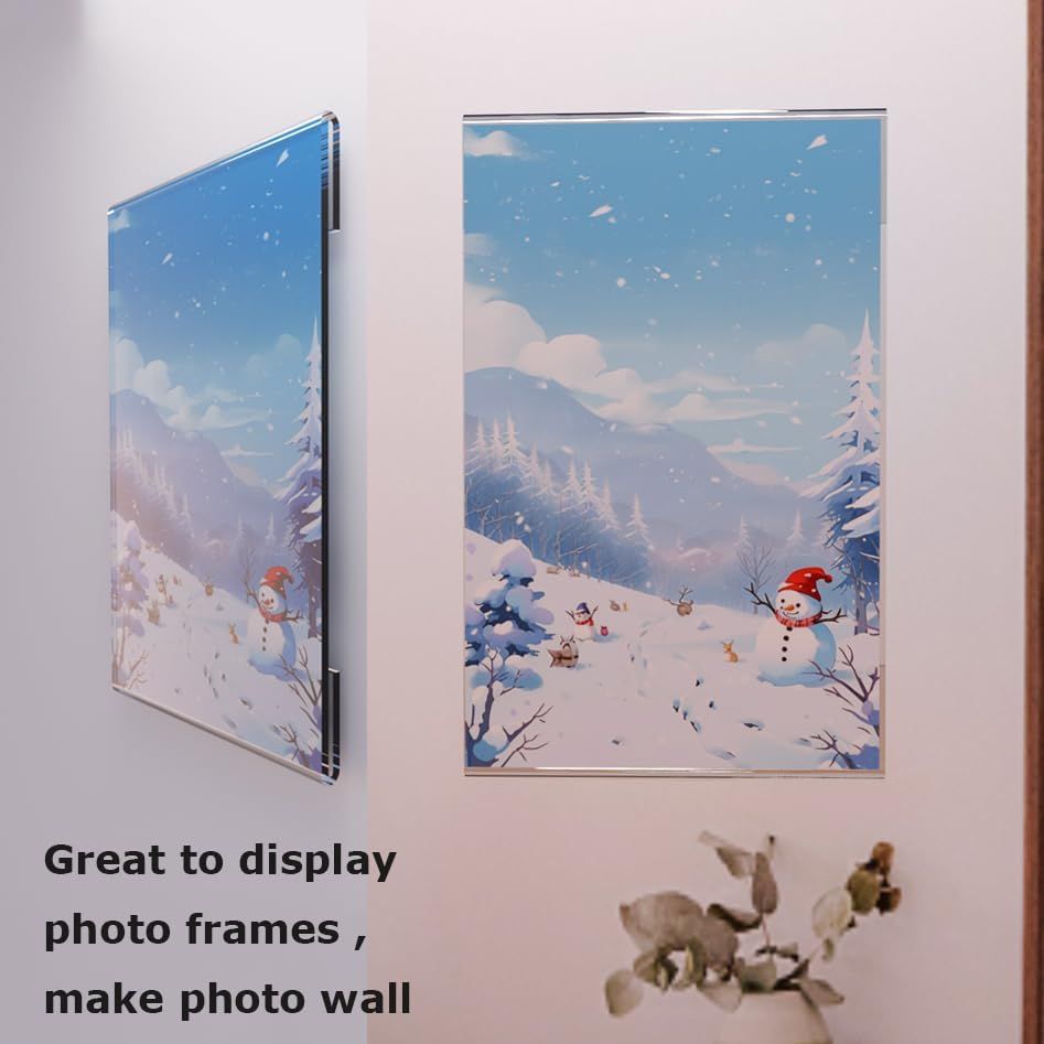 Wall Mounted Acrylic Sign Holder 18&quot; x 24.25&quot;
