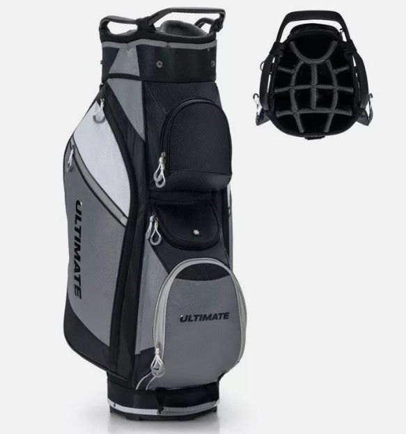 Costway 14-Way Divider Golf Bag Stand