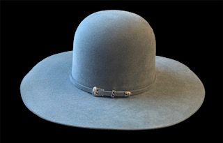 Prohat Wool Felt Open Crown Western Hat - Slate Grey