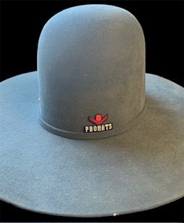 Prohat Wool Felt Open Crown Western Hat - Slate Grey
