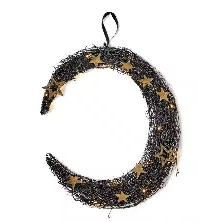 WORTH IMPORTS 18&quot; Hanging Crescent Moon
