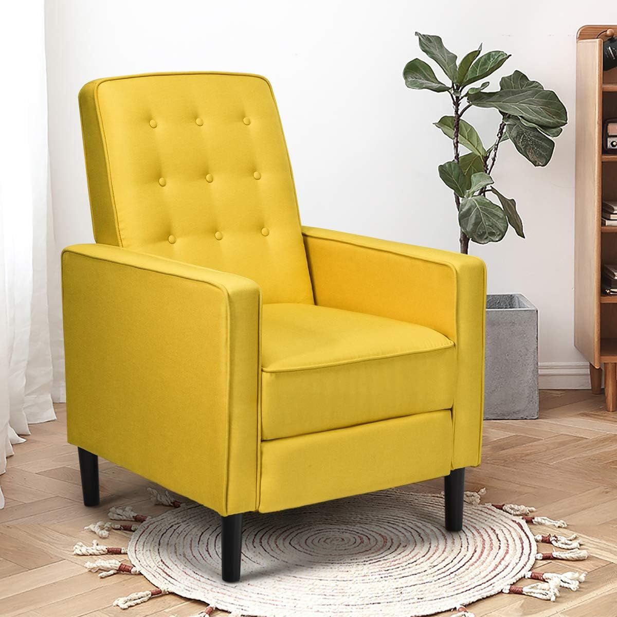 Giantex Push Back Recliner Chair