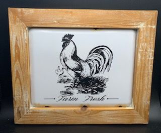 Rustic Farm Fresh Eggs Wall Art