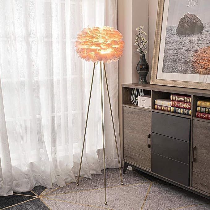 Maxax Feather Tripod Floor Lamp