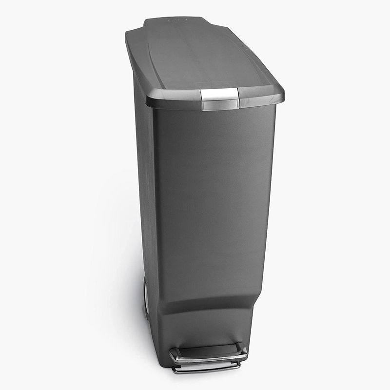 simplehuman 40 Liter / 10.6 Gallon Slim Kitchen Step Trash Can