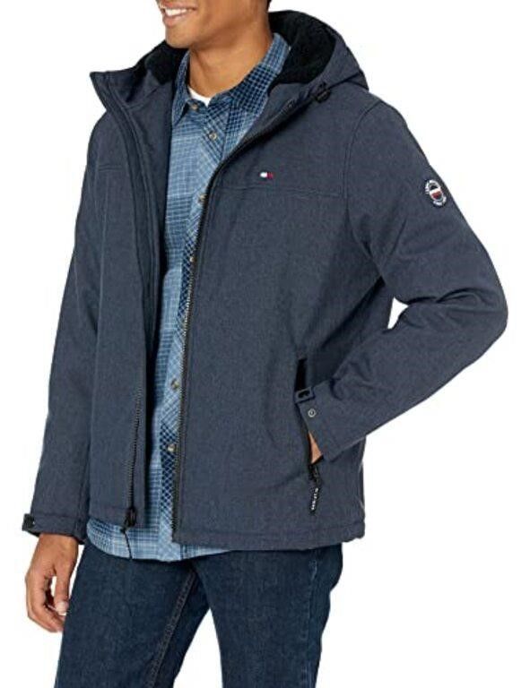 Tommy Hilfiger Mens Soft Shell Sherpa Lined Performance Jacket