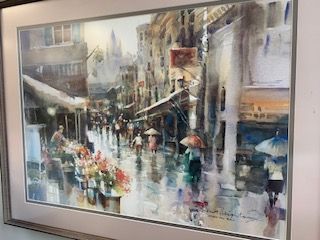 "After The Rain" by Brent Heighton Framed Art Print 35" x 27"