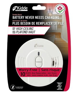 Kidde Worry Free Battery Operated Smoke Alarm