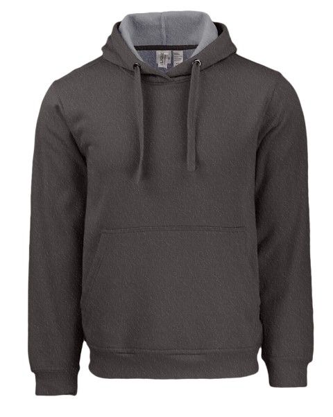 Clique Unisex Pullover Hoodie, Anthracite Melange, L