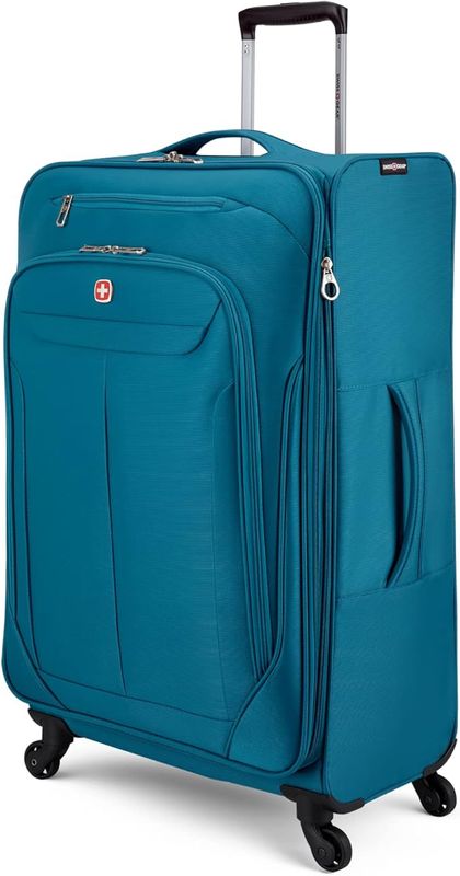 SwissGear Unisex-Adult Marumo Checked Luggage- Suitcase