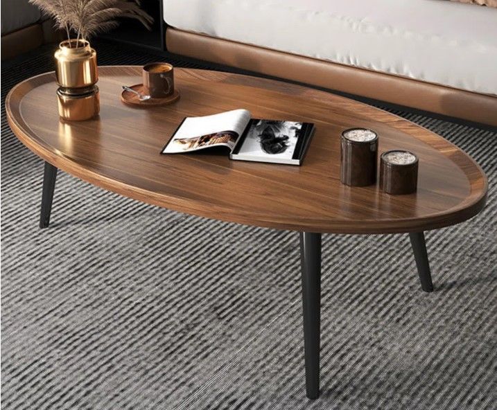 17 Stories Small Oval Coffee Table