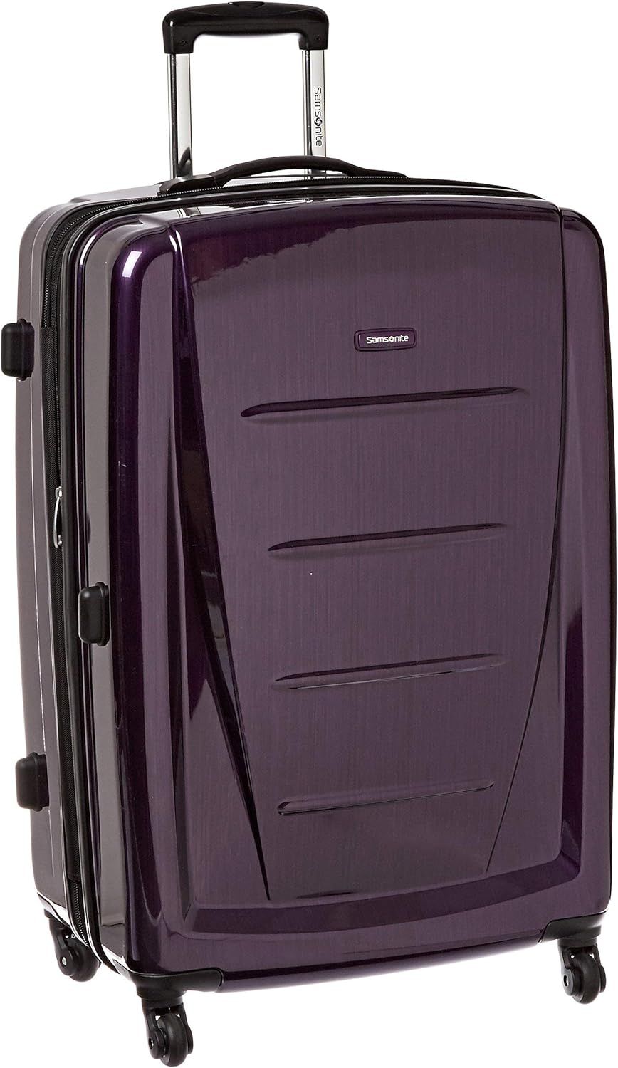 *AS IS* Samsonite Winfield 2 Fashion Hardside 28 Spinner, Purple