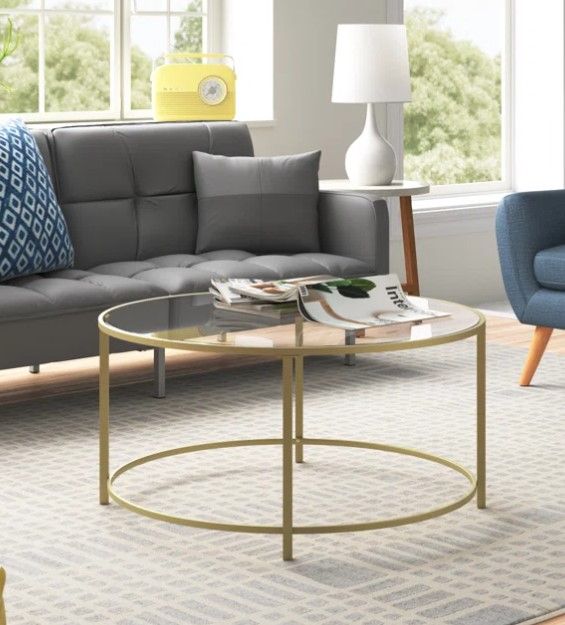 Doynton Glass Top Coffee Table