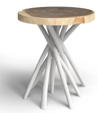 Selah Solid Wood End Table; Scratch &amp; Dent