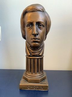 Vintage Chopin 12&quot;H Statue/Bust