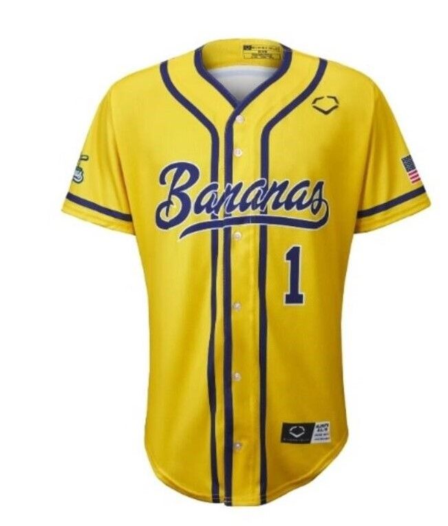 Savannah Bananas EvoShield Jersey - Yellow