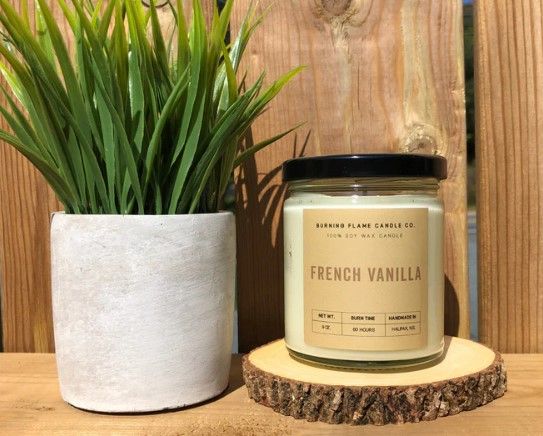 Burning Flame Candle Co. *French Vanilla*