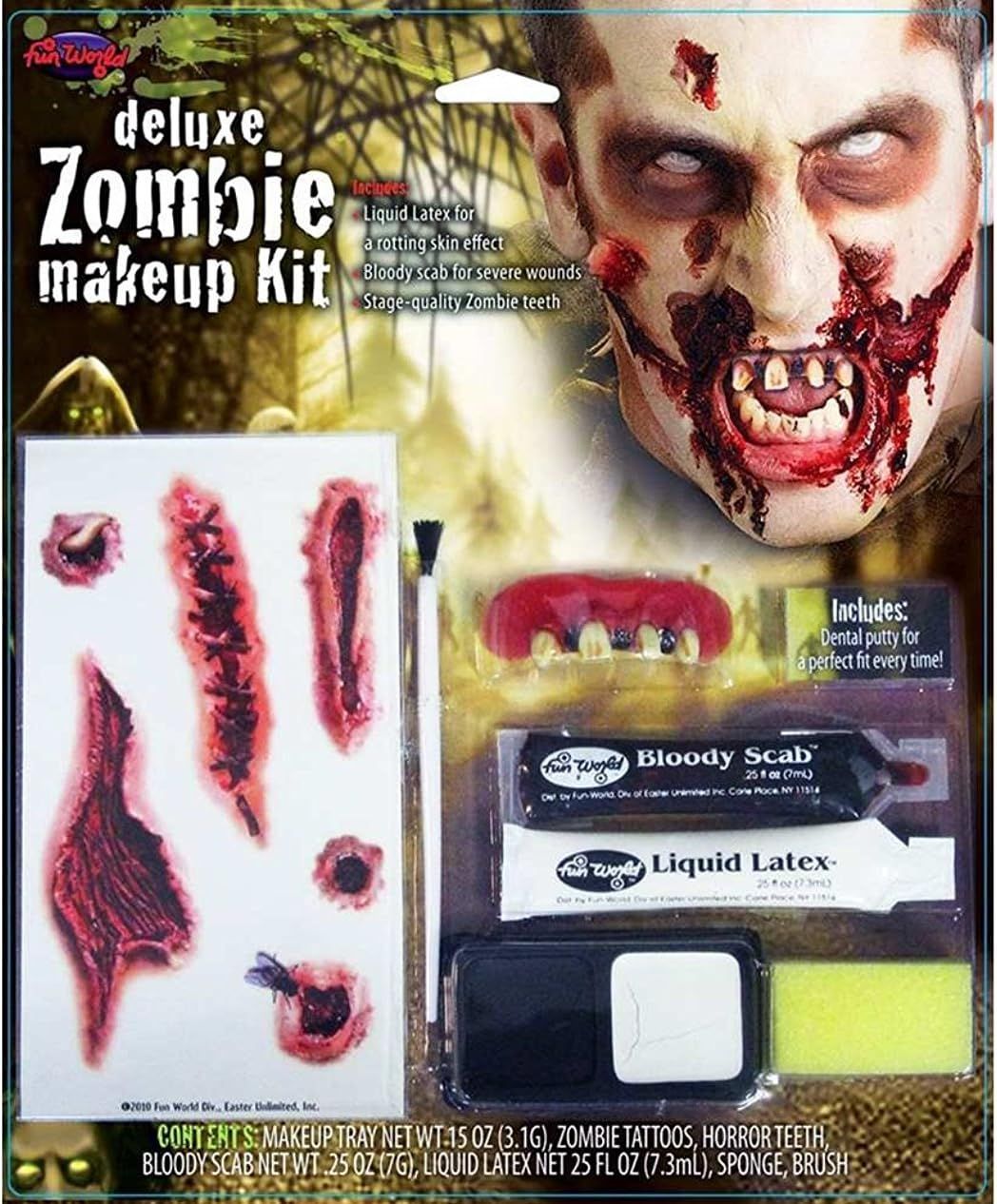 Fun World Deluxe Zombie Makeup Kit