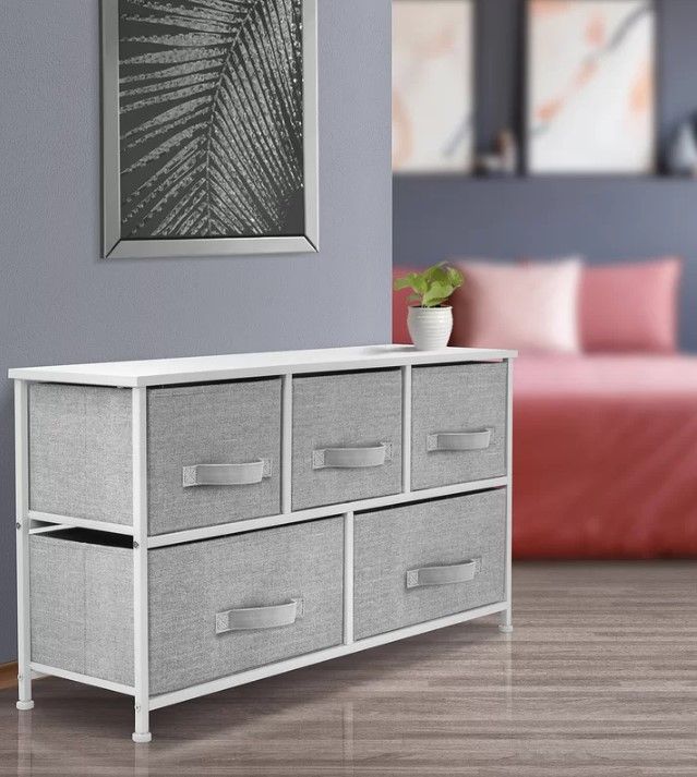 Sorbus Storage Cube 5-Drawer Dresser