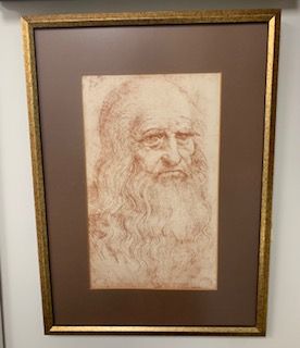 Leonardo Da Vinci, Self Portrait 15&quot; x 21&quot;