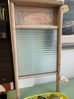 Vintage Crystal Globe Washboard 12&quot; x 24&quot;