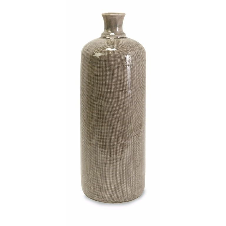 Large Grey Vase 20&quot; H