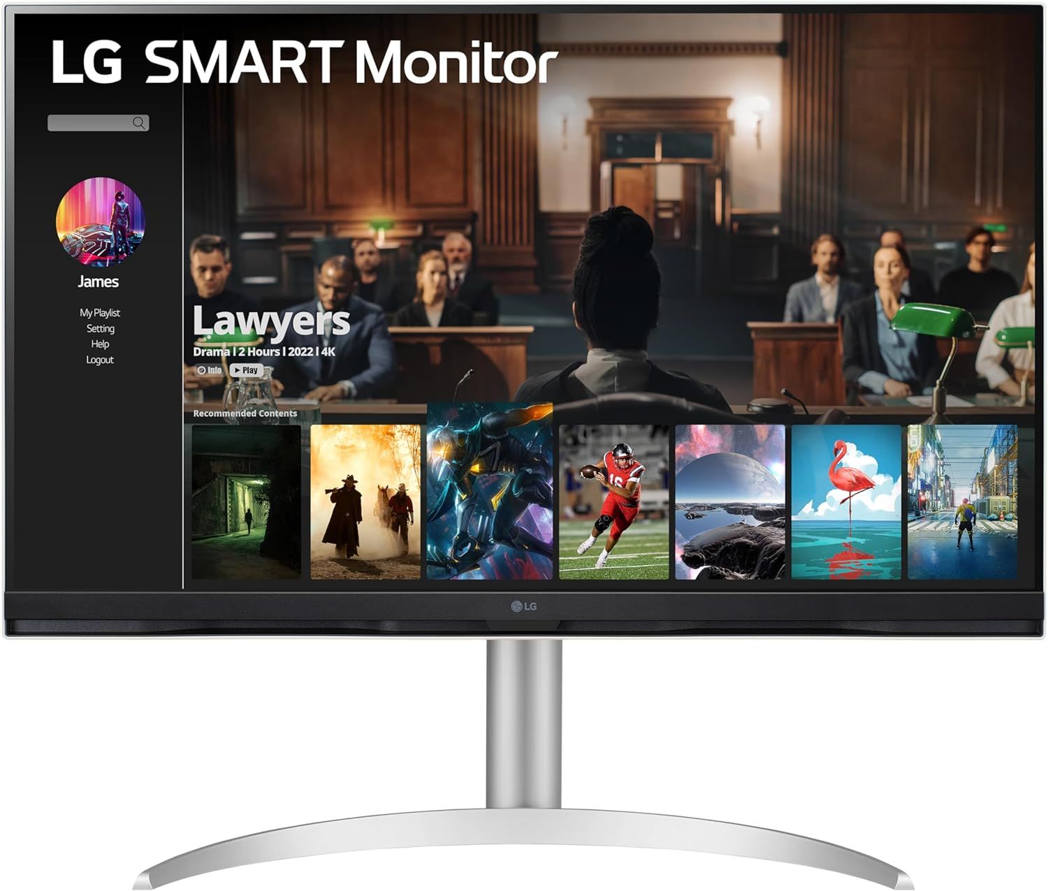 LG  32&quot; 4K UHD Smart Monitor