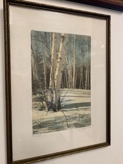 Vintage Birches Photograph by E. Madge Smith