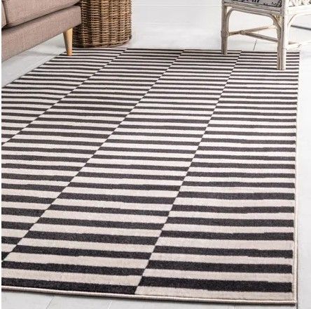 Wade Logan Arzilla Striped Rug, 3&#39;3&quot; x 5&#39;3&quot;