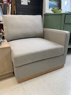 Studio McGee Woodland Hills Modular Corner Seat, Light Grey