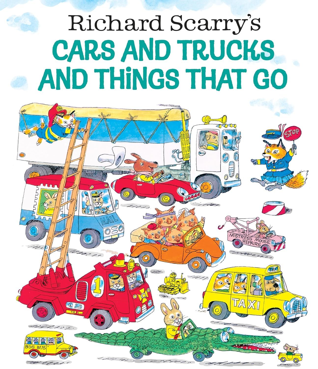 Richard Scarry&#39;s Cars and Trucks and Things That Go Hardcover
