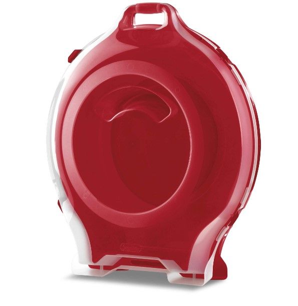 Christmas Wreath Storage Box with Lid, Red, 24&quot;