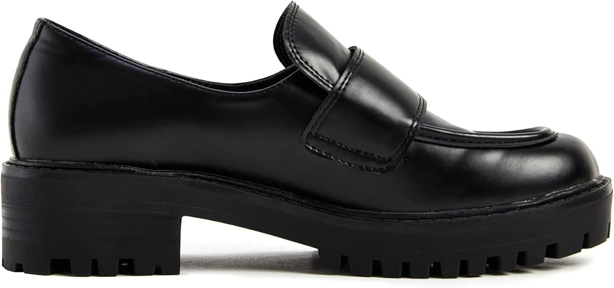 VETASTE Women&#39;s Leather Loafer Vintage Slip-On